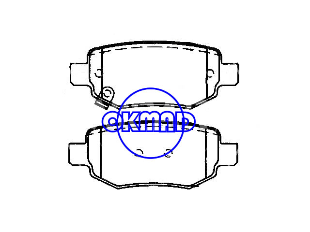 CHERY A3 Saloon E5 Tiggo 3 Hatchback Brake pad FMSI:8902-D1673 OEM:M11-3502090 GDB7816, F1673